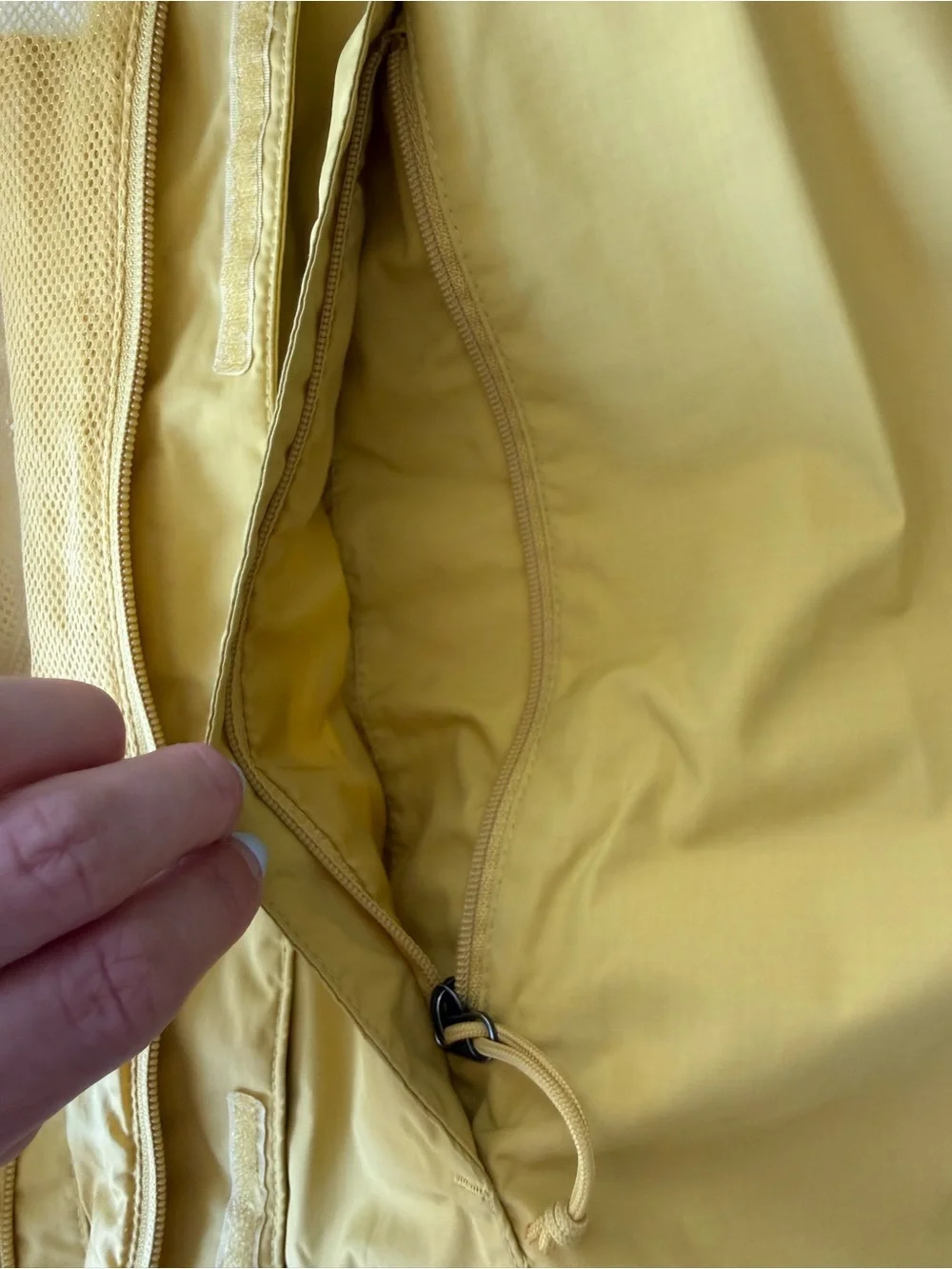 The North Face Men's Mustard Yellow Windbreaker Jacket